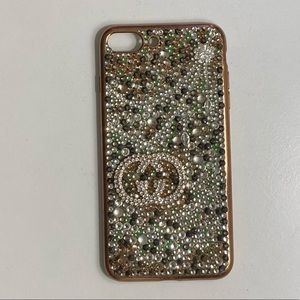 iPhone 8 Plus Swarowski GG Phone Case